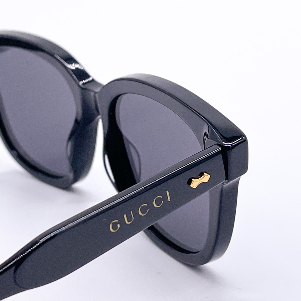 NEW GUCCI GG1264S 001 BLACK UNISEX SUNGLASSES GUCCI - Picture 7 of 11